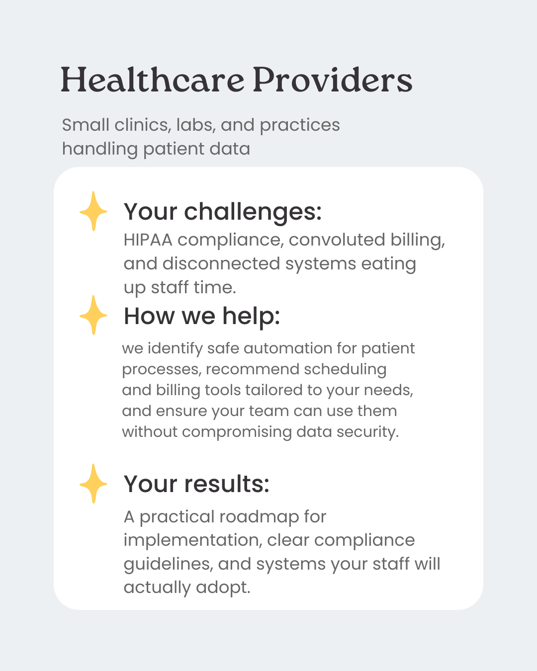 Health care providers
