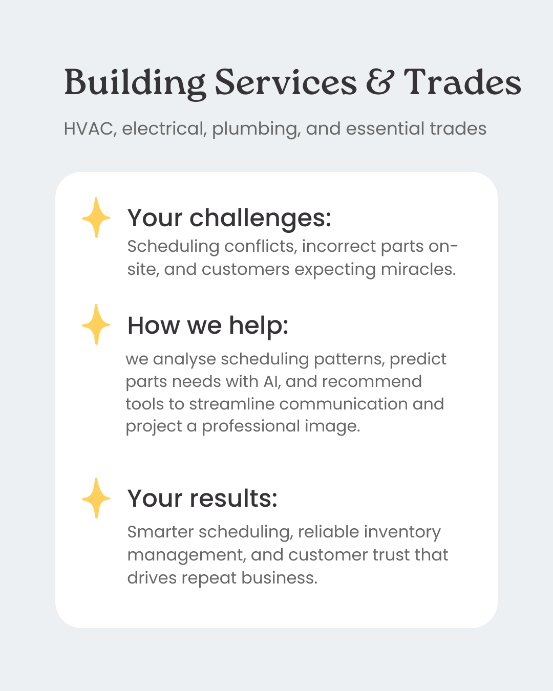 Building services