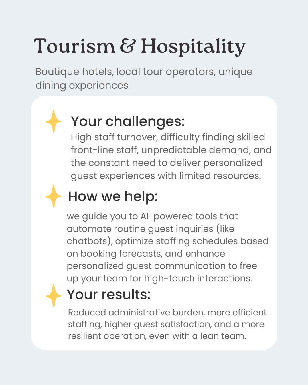 Tourism